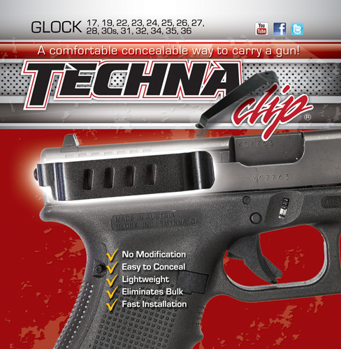 TECHNA CLIP FOR GLOCK 17/19/26 AMBI - for sale