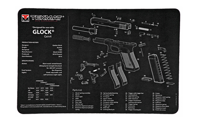 tekmat - Glock Gen 4 - TEKMAT GLOCK GEN 4 - 11X17IN for sale