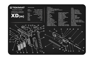 tekmat - Springfield XDM - TEKMAT SPRINGFIELD XDM - 11X17IN for sale