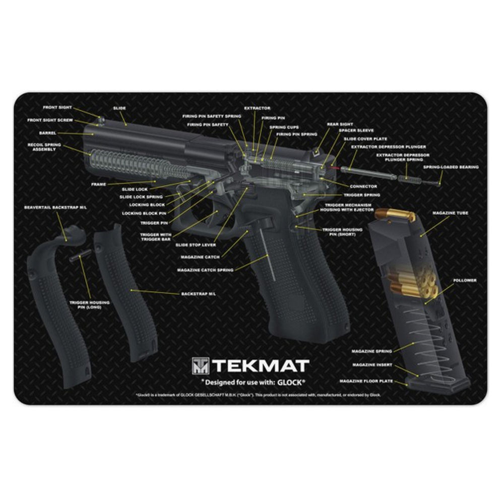 tekmat - Glock 3D Cutaway - TEKMAT GLOCK CUT AWAY - 11X17 for sale