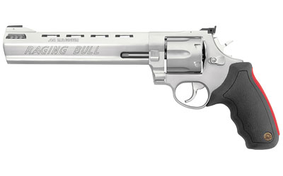 TAURUS RAGING BULL 44MAG 8.38"VR 6-SHOT SS RUBBER < - for sale