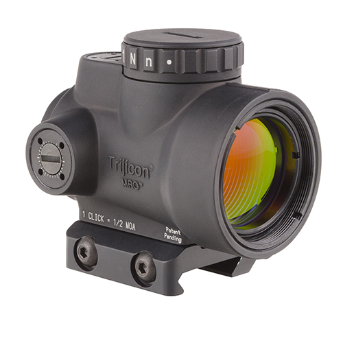 TRIJICON MRO 1X25 ADJ GREEN DOT SIGHT 2.0 MOA W/LOW MOUNT - for sale