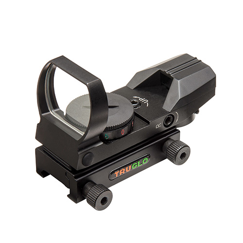 TRUGLO PANORAMIC SIGHT 4-RETICLE RED/GREEN BLACK - for sale