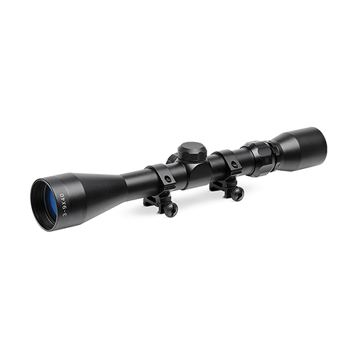 TRUGLO SCOPE BUCKLINE 3-9X40MM BDC BLACK W/WEAVER RINGS - for sale