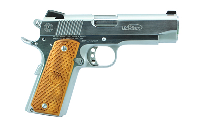 TRISTAR AMERICAN CLASSIC CMNDR 1911 .45ACP 4.5" CHROME/WOOD - for sale