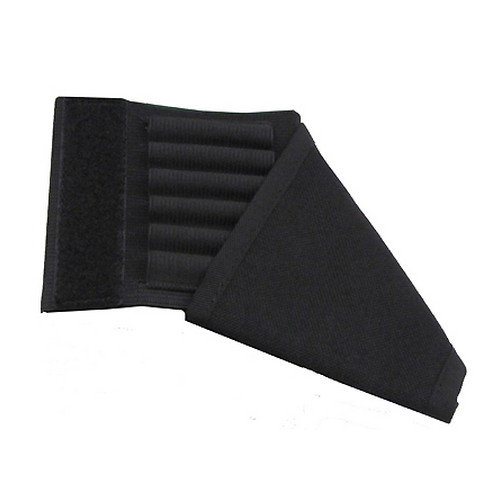 uncle mike's - Buttstock Shell Holder - BLK RIFLE STOCK SHELL HOLDER W/FLAP for sale