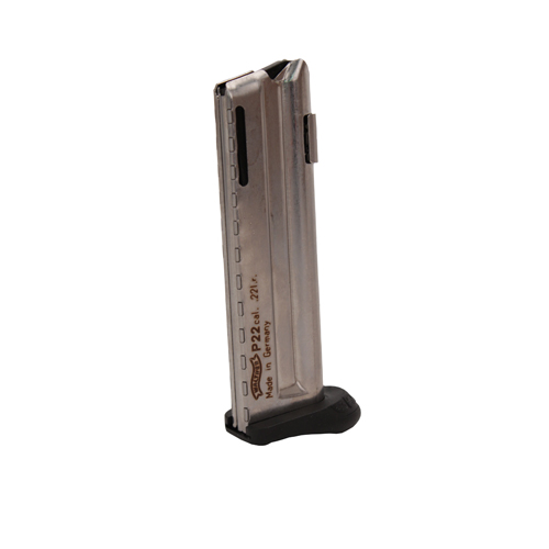 WALTHER MAGAZINE P22Q .22LR 10RD WITH FINGER REST - for sale