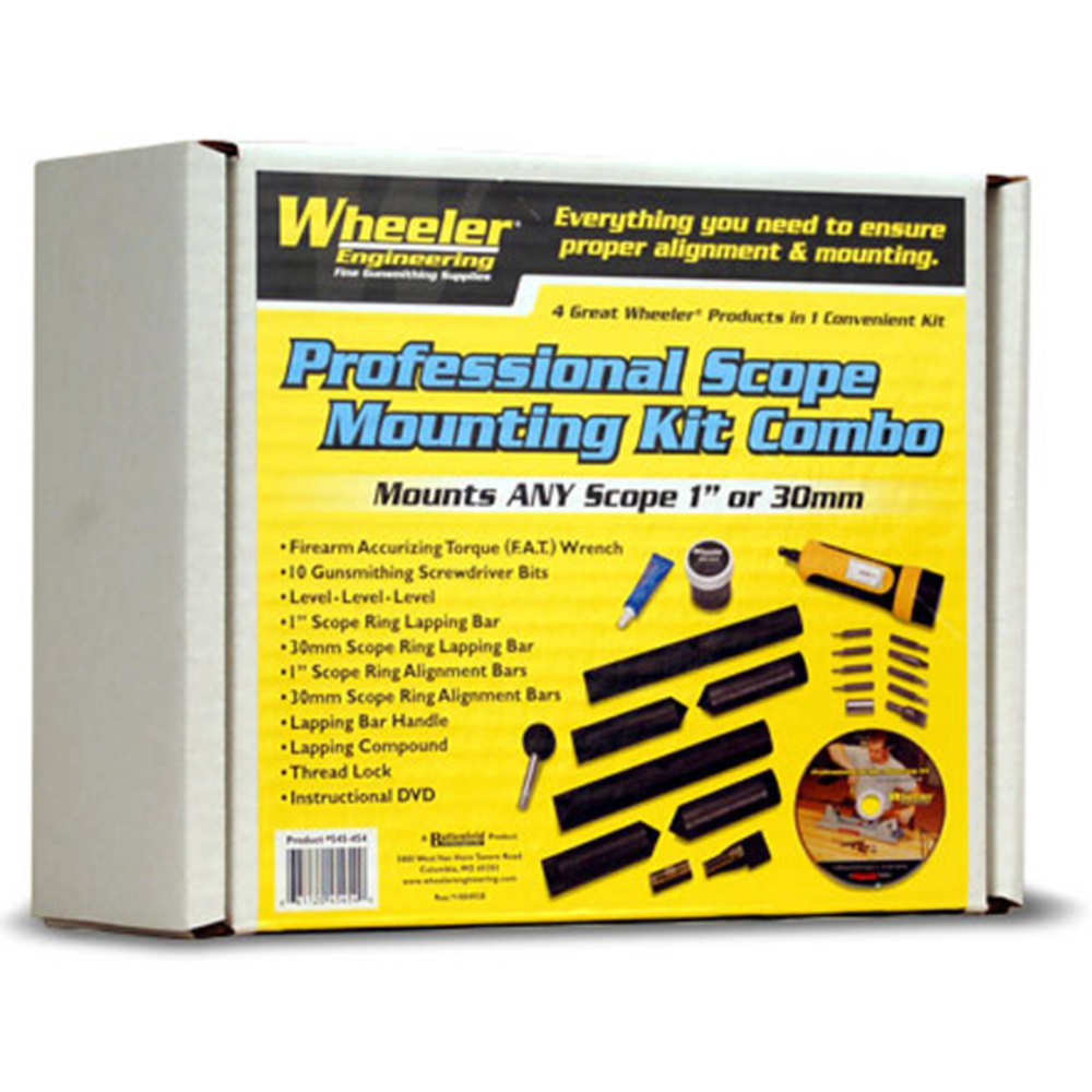 wheeler - Scope Mount Kit - SCOPE MOUNTING KIT COMBO - 1IN/30MM for sale