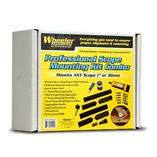 wheeler - Scope Mount Kit - SCOPE MOUNTING KIT COMBO - 1IN/30MM for sale