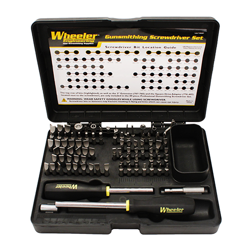 wheeler - Deluxe - 89-PC DELUXE GUNSMITHING SCREWDRIVER KIT for sale