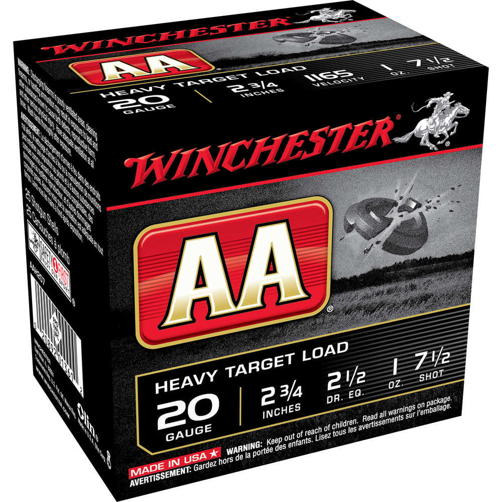 WIN AA TRGT 20GA 2.75" #7.5 25/250 - for sale