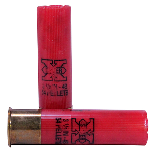 WINCHESTER SUPER-X 12GA 3.5" #4 BUCK 54 PELLETS 5RD 50BX/CS - for sale