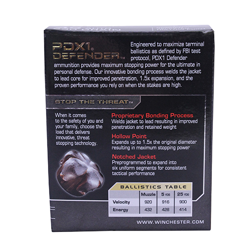 WINCHESTER SUPREME 45 ACP 230GR PDX1 DEF HP 20RD 10BX/CS - for sale