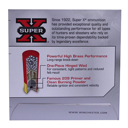 WINCHESTER SUPER-X 12GA 2.75" 1330FPS 1-1/4OZ 5 25RD 10BX/CS - for sale