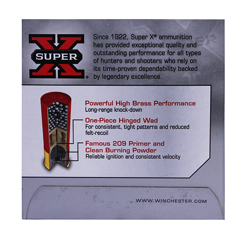 WINCHESTER SUPER-X 12GA 2.75" 1330F 1-1/4OZ 7.5 25RD 10BX/CS - for sale