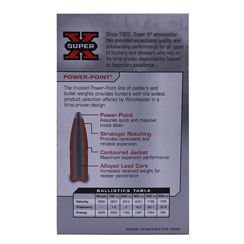 WINCHESTER SUPER-X 30-06 150GR POWER POINT 20RD 10BX/CS - for sale