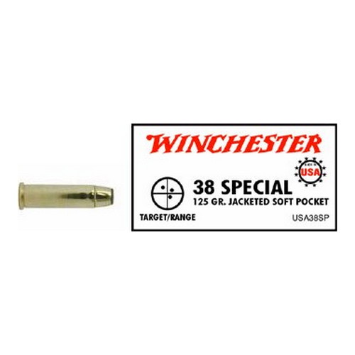 WIN USA 38SPL 125GR JSP 50/500 - for sale