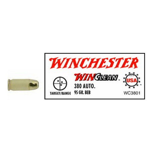 WIN SPRX WINCLEAN 380ACP 95GR 50/ - for sale