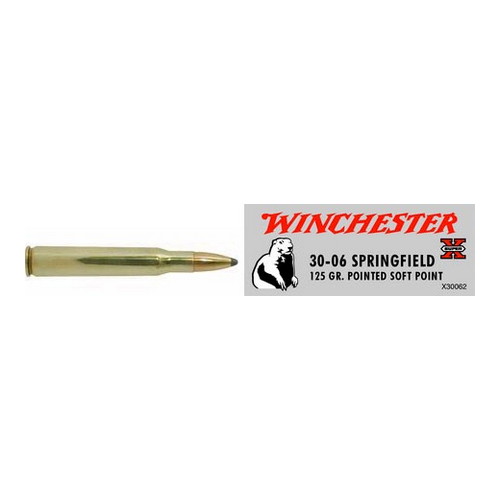 WINCHESTER SUPER-X 30-06 125GR JSP 20RD 10BX/CS - for sale