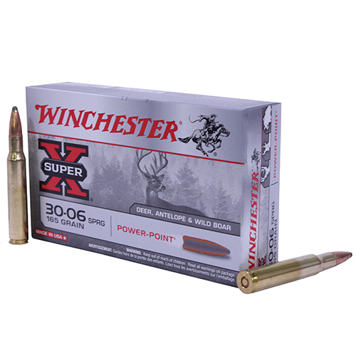 WINCHESTER SUPER-X 30-06 165GR POWER POINT 20RD 10BX/CS - for sale