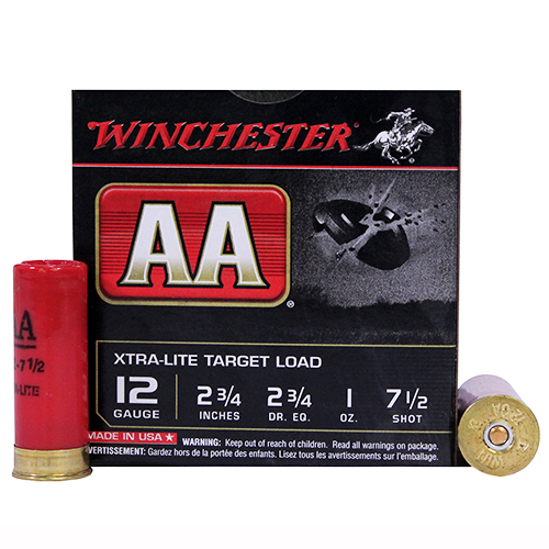 WIN AA XTRA-LT 12GA 2.75 #7.5 25/250 - for sale