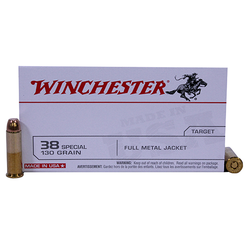 WIN USA 38SPL 130GR FMJ 50/500 - for sale