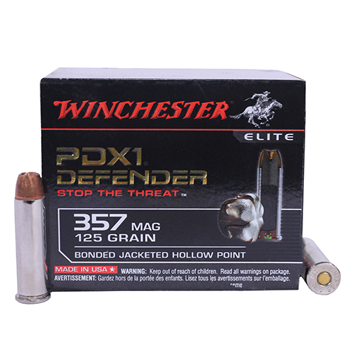 WINCHESTER SUPREME ELITE 357 MAG 125G PDX1 DEF 20RD 10BX/CS - for sale
