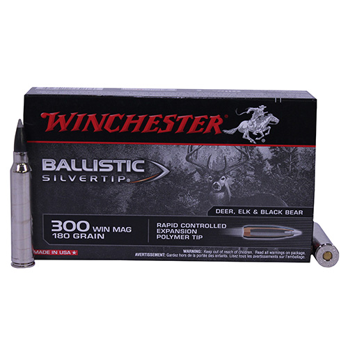 WINCHESTER SUPREME 300WM 180GR BALL SILVER TIP 20RD 10BX/CS - for sale