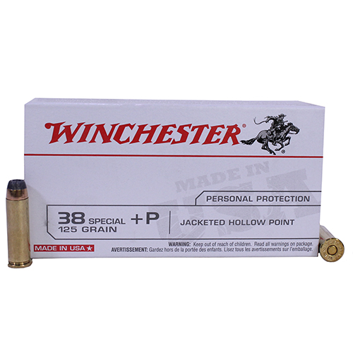 WIN USA 38SPL+P 125GR JHP 50/500 - for sale