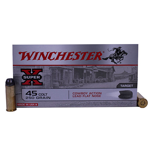WINCHESTER COWBOY 45 LC 250GR LEAD-FP 50RD 10BX/CS - for sale