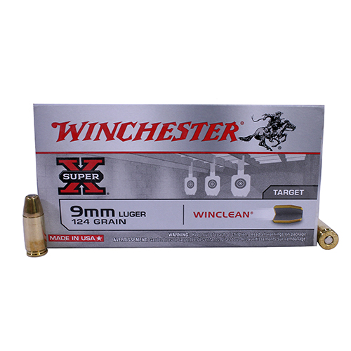 WIN SPRX WINCLEAN 9MM 124GR 50/500 - for sale