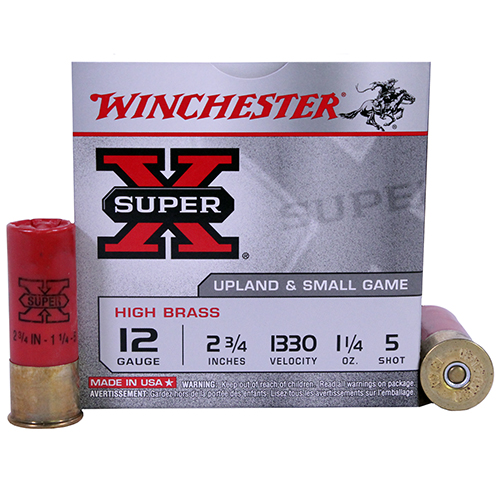 WINCHESTER SUPER-X 12GA 2.75" 1-1/4OZ #5 1330FPS 25RD 10BX/C - for sale