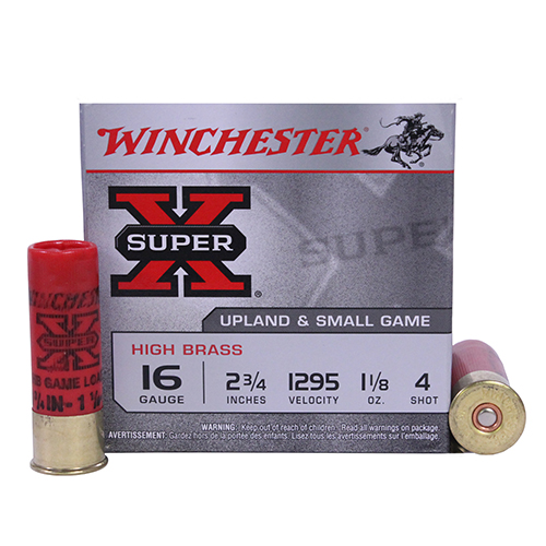 WINCHESTER SUPER-X 16GA 2.75" 1295FPS 1-1/8OZ 4 25RD 10BX/CS - for sale