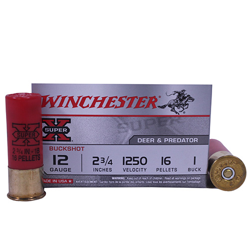 WIN SUPERX 12GA 2.75 #1BK 16PL 5/250 - for sale