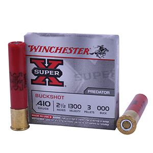 WINCHESTER SUPER-X 410 2.5" 1300FP 000BK 3PLTS 5RD 50BX/CS - for sale
