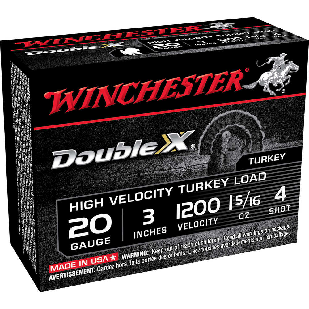 WINCHESTER SUPREME TRKY 20GA 4 3" 1200FPS 1-5/16Z 10RD 10BX/C - for sale