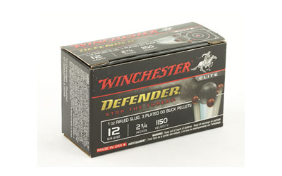 WINCHESTER DEFENDER 12GA 2.75" 1OZ SLUG/3-00 BUCK 10RD 10BX/C - for sale