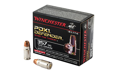 WINCHESTER SUPREME ELITE 357 SIG 125GR PDX1 DEF 20RD 10BX/C - for sale