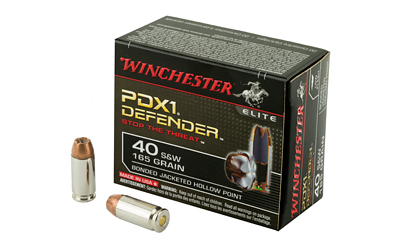 WINCHESTER SUPREME ELITE 40 SW 165GR PDX1 DEF 20RD 10BX/CS - for sale