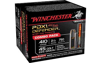 WINCHESTER PDX DEFENDER 410/45 COMBO PACK 20RD 10BX/CS - for sale