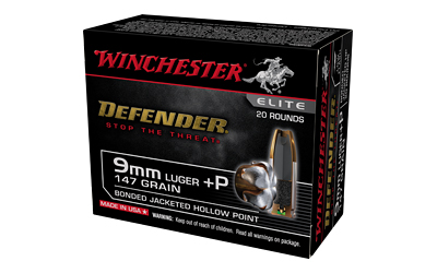 WINCHESTER SUPREME 9MM LUGER +P 147GR PDX1 DEF 20RD 10BX/CS - for sale