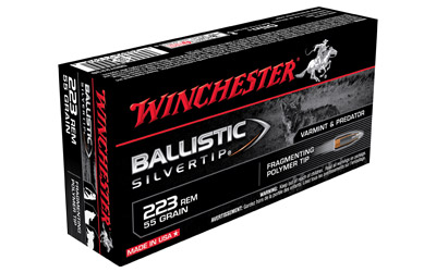 WINCHESTER SUPREME 223 55GR BALL SILVER-TIP 20RD 10BX/CS - for sale