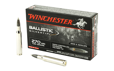 WINCHESTER SUPREME 270 WIN 130GR SILVER-TIP 20RD 10BX/CS - for sale