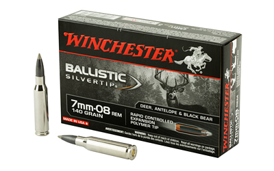 WINCHESTER SUPREME 7MM-08 140G BALL SILVER TIP 20RD 10BX/CS - for sale