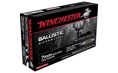 WINCHESTER SUPREME 7MM RM 150G BALL SILVER TIP 20RD 10BX/CS - for sale