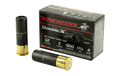 WINCHESTER SUPRME TRKY 12GA 3" 1300FPS 1.75OZ #4 10RD 10BX/CS - for sale