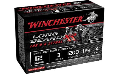 WINCHESTER LG BRD XR 12GA 3" 4 1200F SLOK 1.75OZ 10RD 10BX/CS - for sale