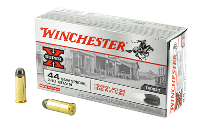 WINCHESTER USA 44 SW SPECIAL 240GR LEAD-FP 50RD 10BX/CS - for sale