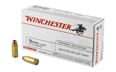 WINCHESTER DEFENSE 9MM 115GR JHP 50RD 10BX/CS - for sale