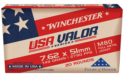 WIN USA VALOR 7.62X51 149GR 20/500 - for sale